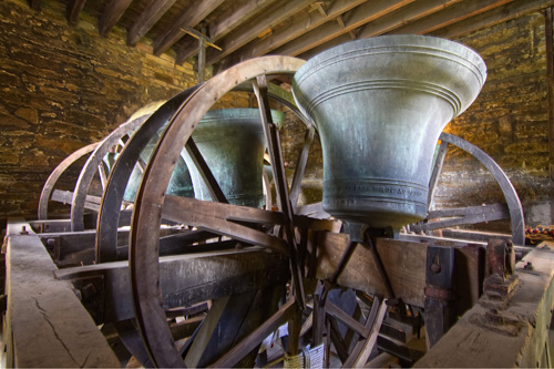 Up Holland bells raised ready for ringing